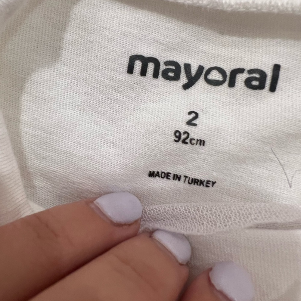 MAYORAL KIDS 2 PIECE SET SKIRT AND LONG SLEEVE TOP SIZE 2 - Picture 2 of 3